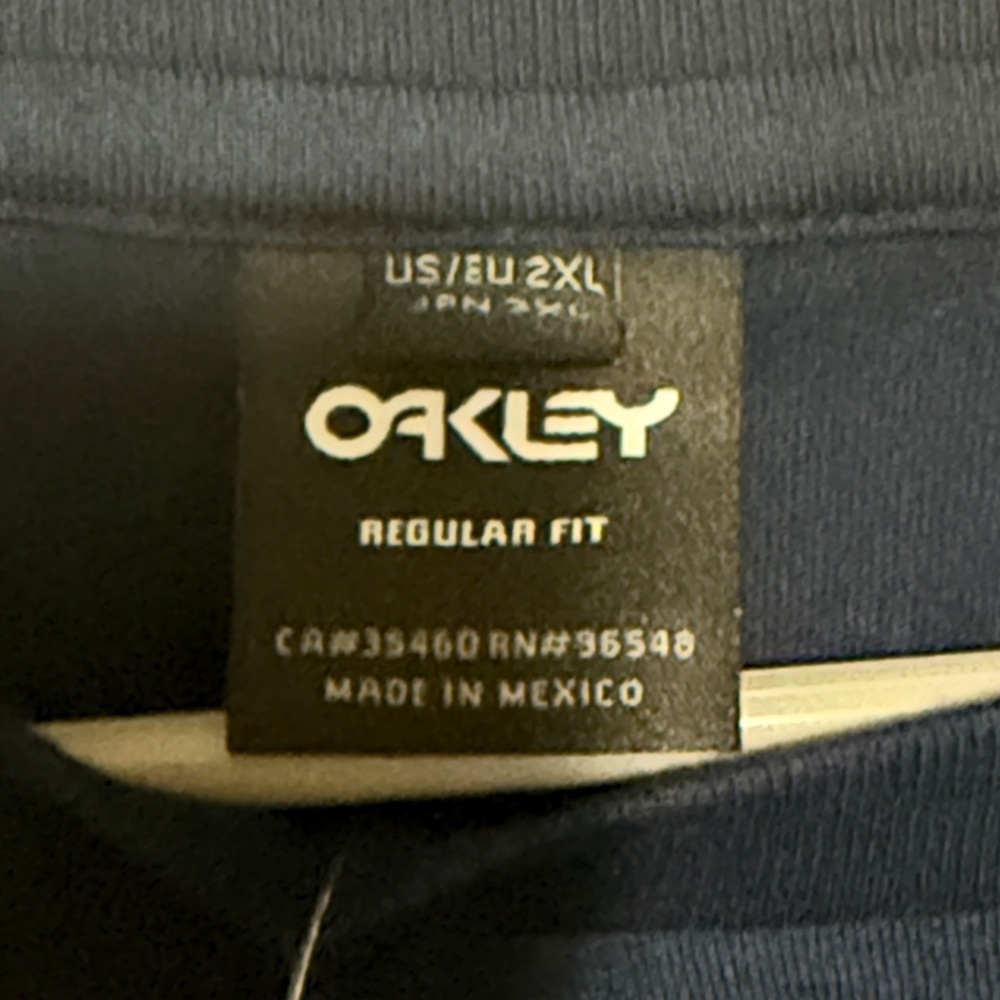 Oakley Dark Blue Long Sleeve Tee - Picture 3 of 4